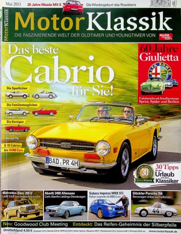 Deckblatt Motor Klassik (05/2014)
